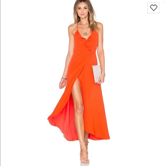 Lovers + Friends Dresses & Skirts - Lovers + Friends maxi wrap dress size Large